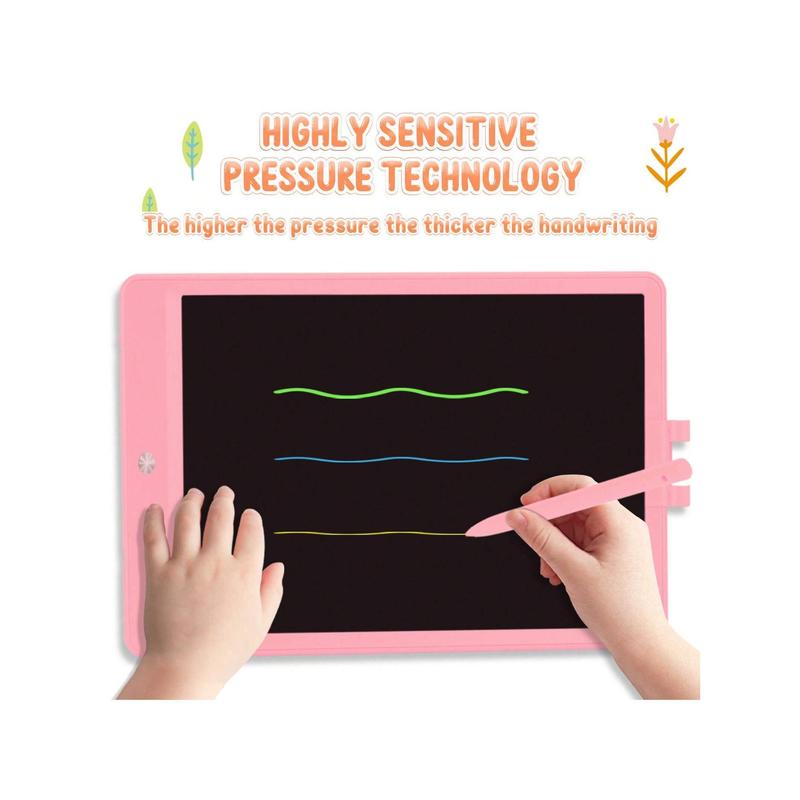 LCD Writing Tablet For Kids 10 Inch Colorful Drawing Pad For Kids Reusable Electronic Doodle Board Educational Learning Toy Gifts For 3 4 5 6 7 8 Years Old Toddler Boys Girls Home School(Color Combination)