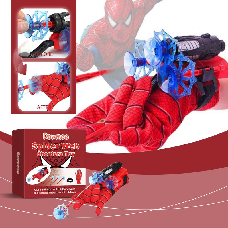 Spider Web Shooting Toy, Portable Fun Catapult Shooting Toy Set for Festival Gifts