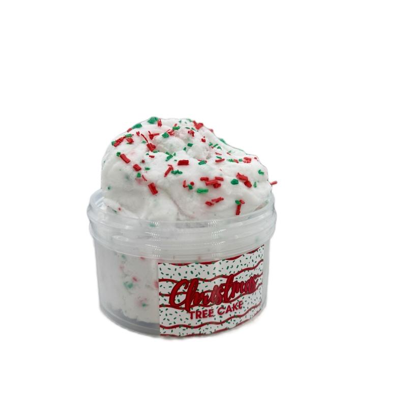 White Christmas Tree Cake Cloud slime Scented