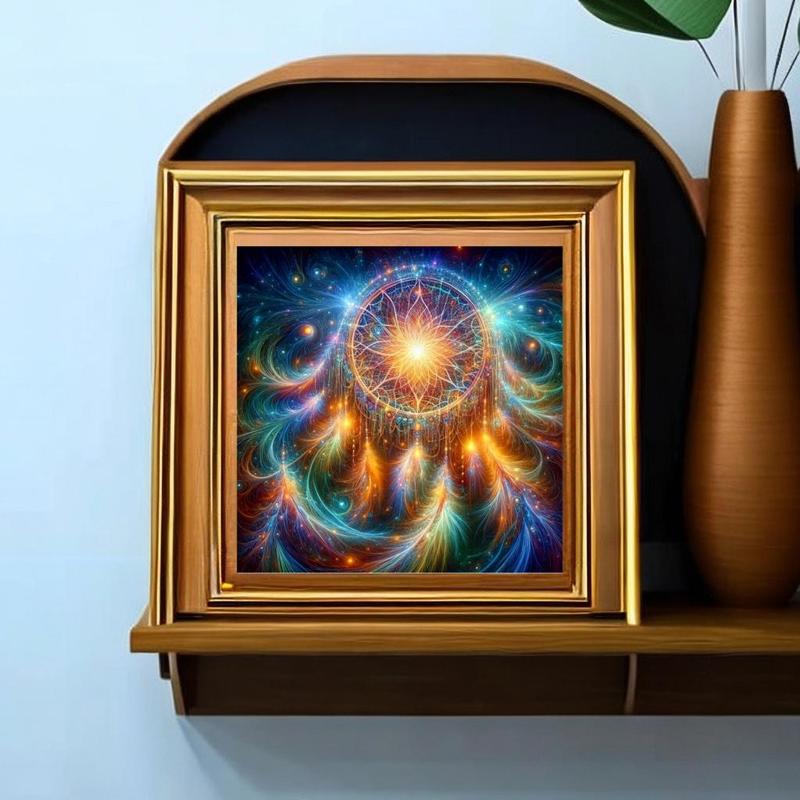 Starry Sky Pattern DIY Diamond Art Painting Picture Without Frame, DIY Rhinestone 5D Diamond Art Painting, Home Decoration for Bedroom Living Room