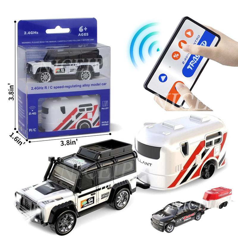 OEIN 1 64 Mini RC Drift Car, Tiny Alloy Truck, Remote Control Off-Road Vehicle, USB Rechargeable, Toys for Kids Adult, Christmas Birthday Gift for Boys Children, Electric Toys 2.4GHz Control for Ultimate Playtime Indoor Outdoor Fun, RC Drift Hobby