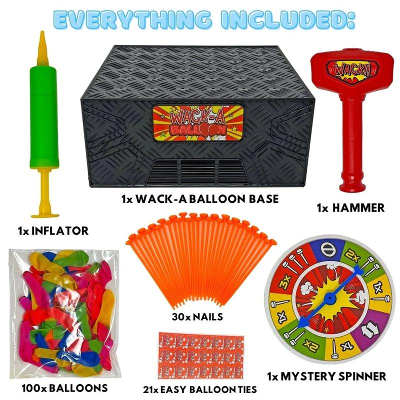 Wack A Balloon Game - Interactive Balloon Popping Board Game For Family Game Nights - Hot