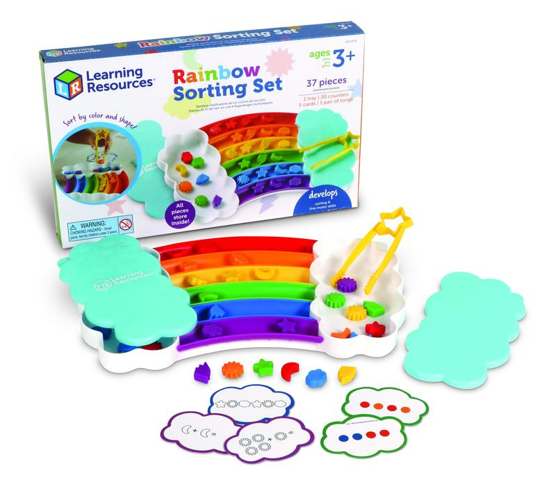 Learning Resources Rainbow Sorting Trays, Ages 3 - 5