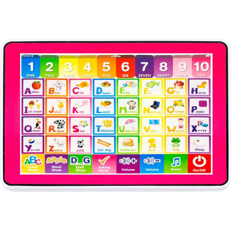 Kids Learning Tablet – ABC, 123, Word, Spell & Quiz Modes – Fun Educational Toy for Early Childhood Development