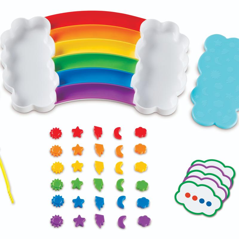 Learning Resources Rainbow Sorting Trays, Ages 3 - 5