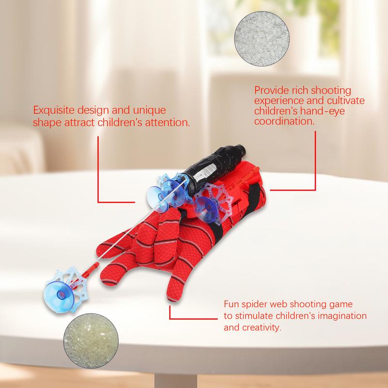 Spider Web Shooting Toy, Portable Fun Catapult Shooting Toy Set for Festival Gifts