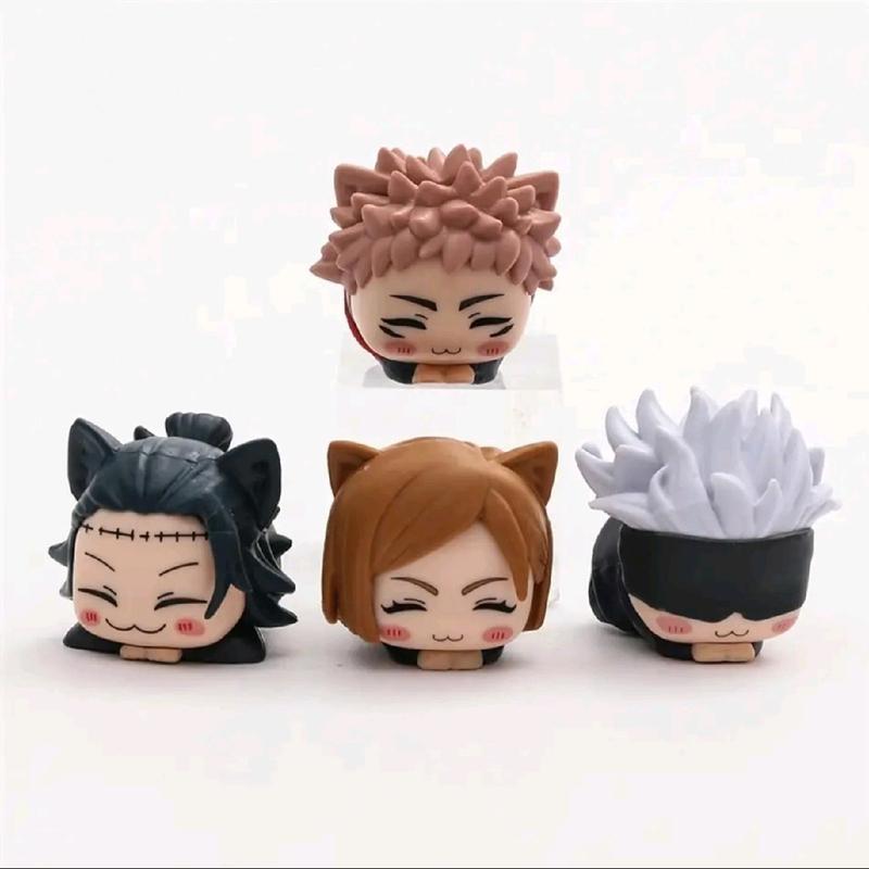 Jujutsu Kaisen Anime Figures: Gojo, Itadori, Geto, and Nobara