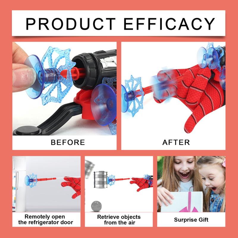 Spider Web Shooting Toy, Portable Fun Catapult Shooting Toy Set for Festival Gifts