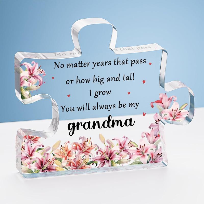 Gift for grandma. Puzzle   Sign Plaque gifts for your grandma.  grandma gifts puzzle  plaque.Mother's Day gifts for grandma. Grandma's Birthday gifts