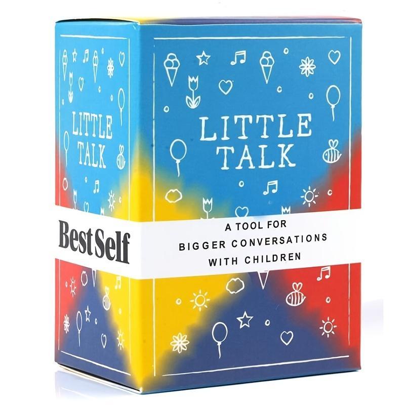 Little Talk Bigger Conversations Game Box, 1 Box Creative Small Gift, Holiday Party Fun Game Box and Gift, Birthday Party Supplies