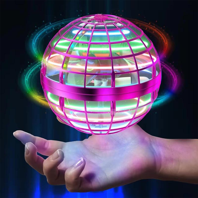 USB Charging Ball Flying Orb Ball Toy,Hand Drone Orbit,Hand Controlled Boomerang Hover Ball,Cosmic Globe Boomerang Hover Ball Galactic Fidget Spinner,Cool Toys Gift for Boys Girls Teens Outdoor Toys,Halloween,Easter,Christmas Gifts