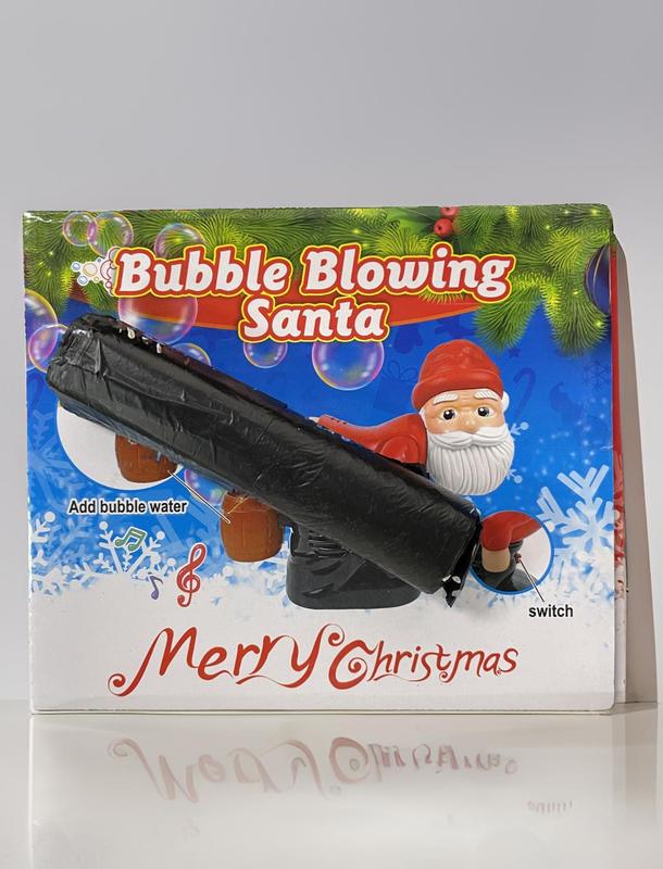 Santa Claus bubble machine Novelty toys Best gift for kids Holiday essentials