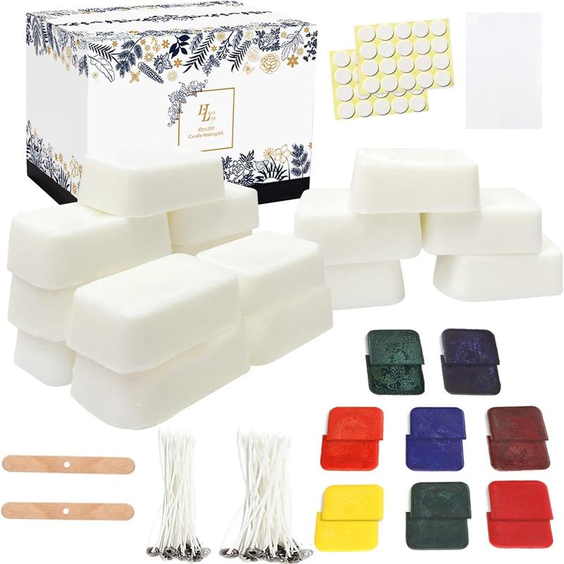 Candle Making Kit for Adults, Candle Making Supplies, Soy Wax Candle Making Kit for Making Soy Candle.