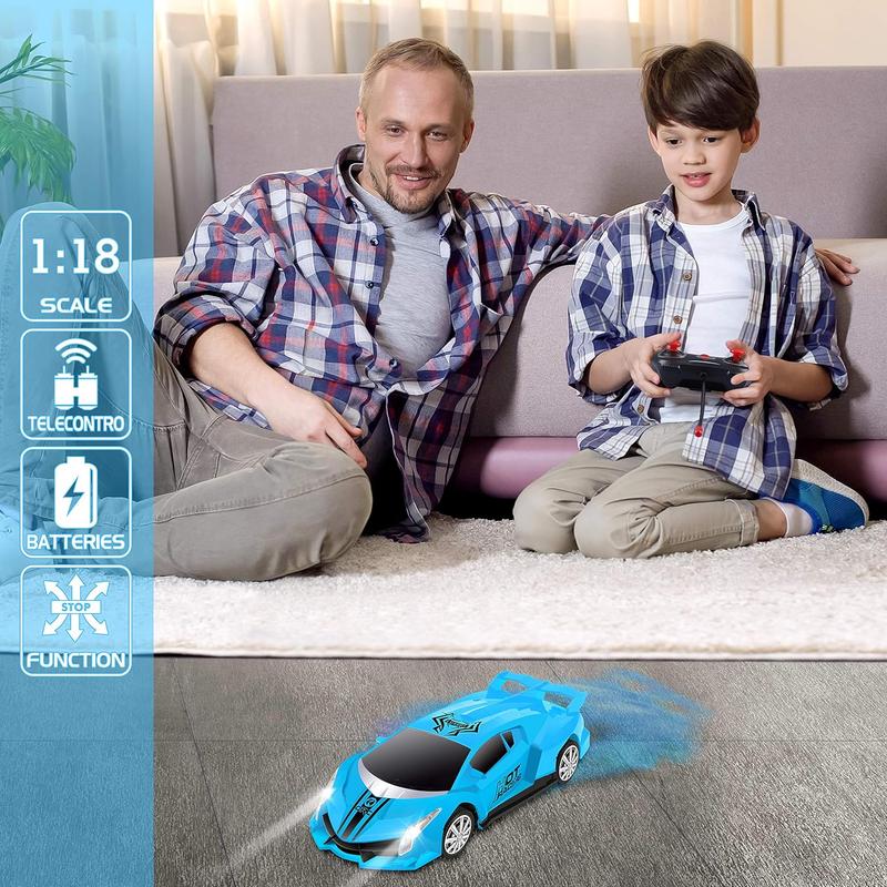 Remote Control Car, 2.4Ghz 1 18 Scale Model Racing Car Toys, RC Car for Kids and Boys with Cool Led Lights, Hobby RC Cars Toys Birthday Gifts for Age 3 4 5 6 7 8-12 Year Old Boys Girls