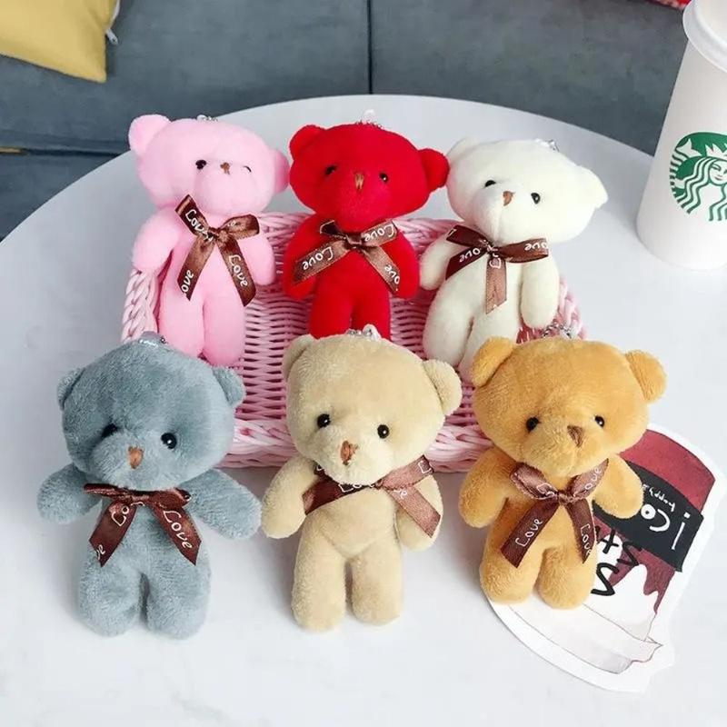 1 Teddy Bear Plush Toy Siamese Bear Doll Bear Toy Small Gift advent calendar 2024