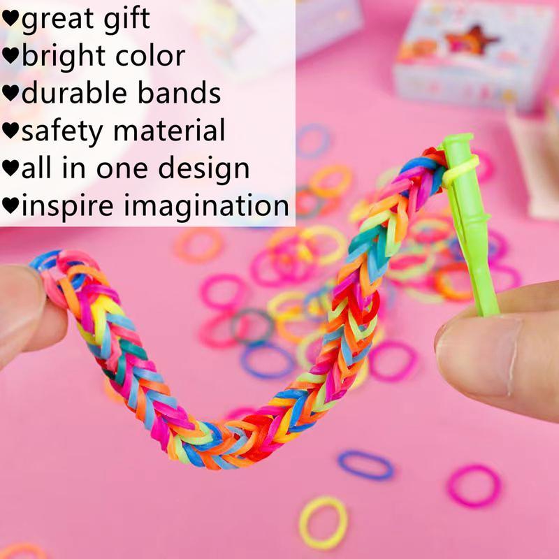 15000Pcs+ Rubber Band Bracelet Kit Loom Bracelet Making Kit Jewelry Art Craft Supplies for Kids Friendship Bracelet Girls Christmast Birthday Gift