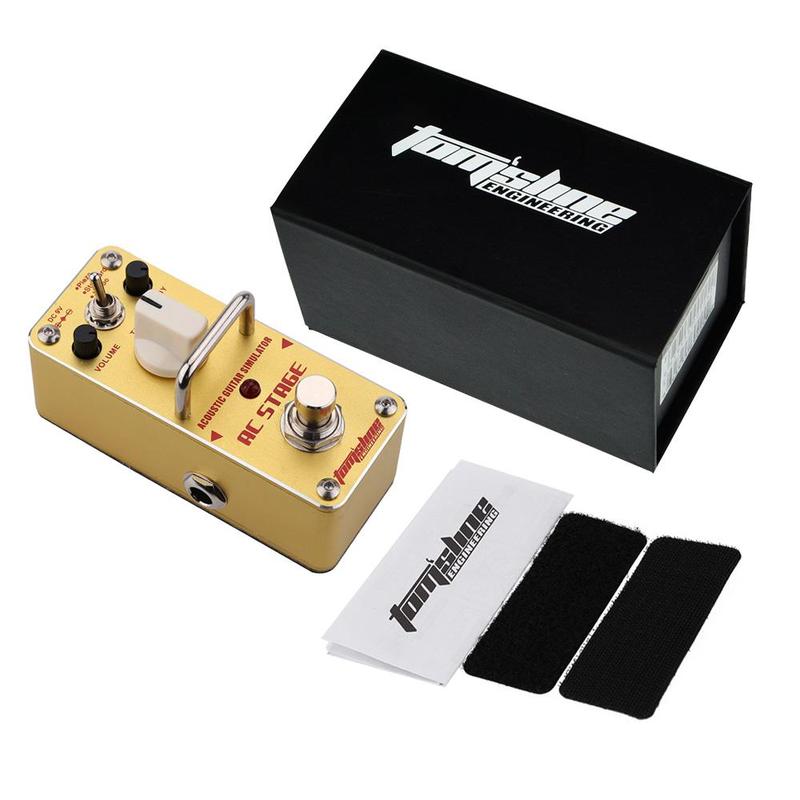 Stage Guitar Effects Pedal, 1 Count Guitar Simulator Effect Pedal,  Suitable for Guitar Lovers, Music Accessories