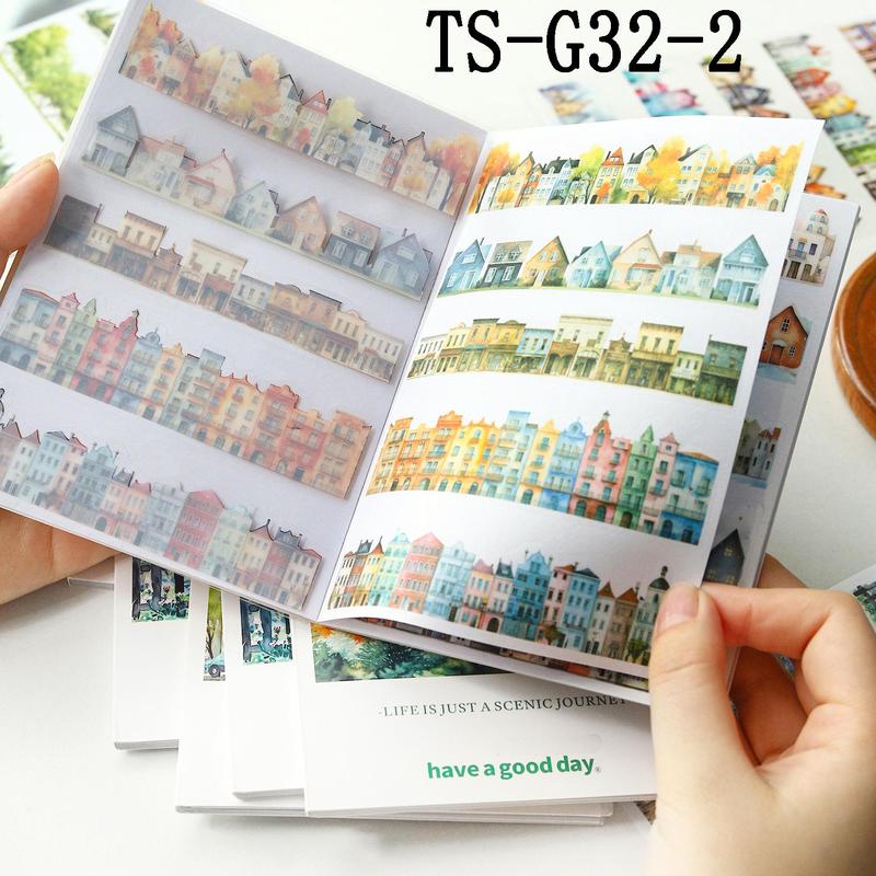 Sea Life & Plant Themed Sticker, 20pcs pack Decorative Scrapbooking Stickers, DIY Decals for Scrapbooking & Journal Making