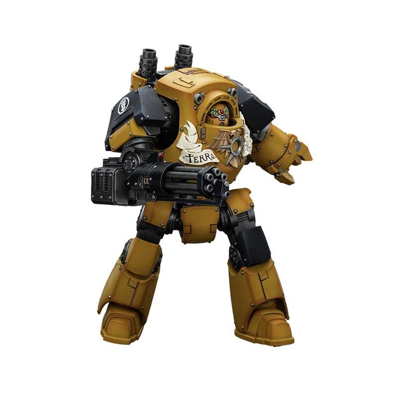 JOYTOY Warhammer 40k 1 18 Action Figures Mecha Anime 24cm  Imperial Fists Contemptor Dreadnought Collection Model Toys