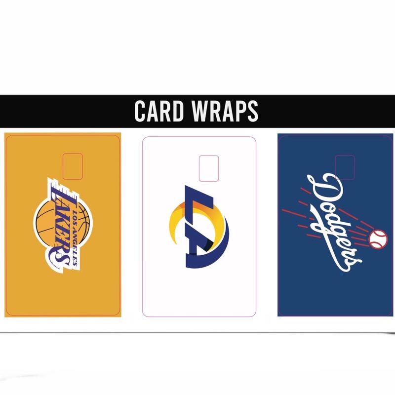 La teams debit card skins