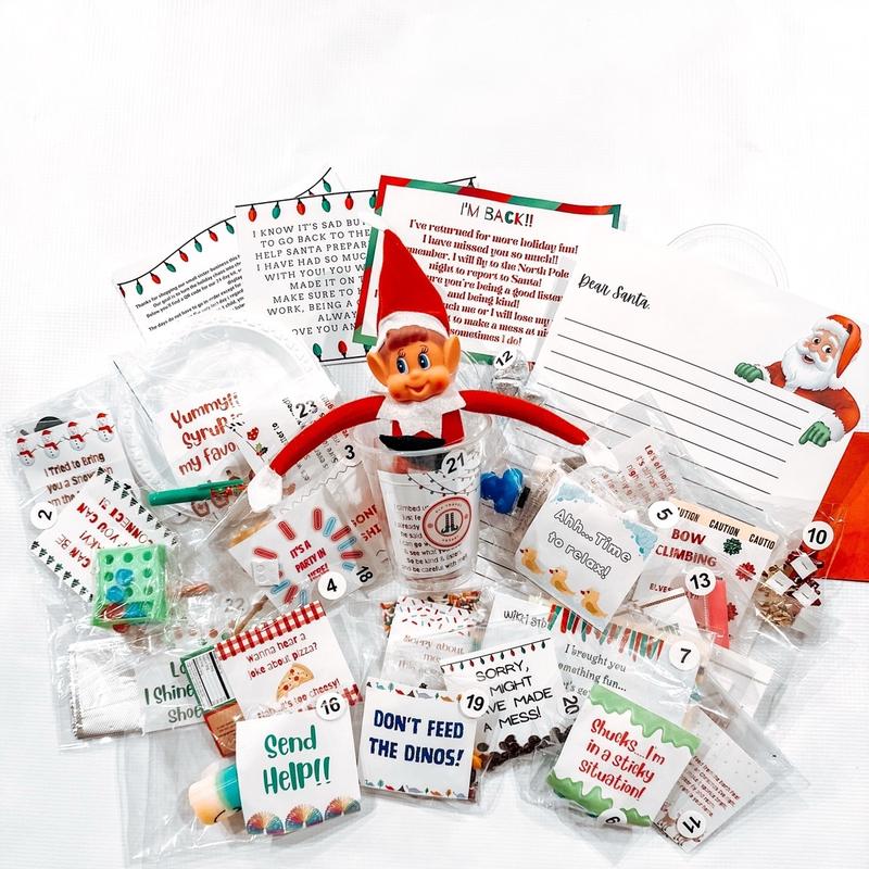 Elf Kits 12 & 24 Day 2024 | Elf Activites| Elf Props |Complete Elf Kits | Elf Accessories