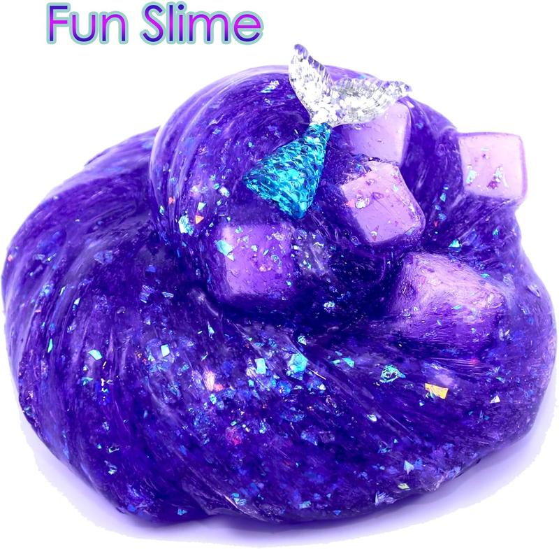 Newest Crunchy Slime 8 Packed for Kids, Super Soft and Non-Sticky, Birthday Gifts Party Favors for Girl and Boys, Easter Egg Filling Stuffers