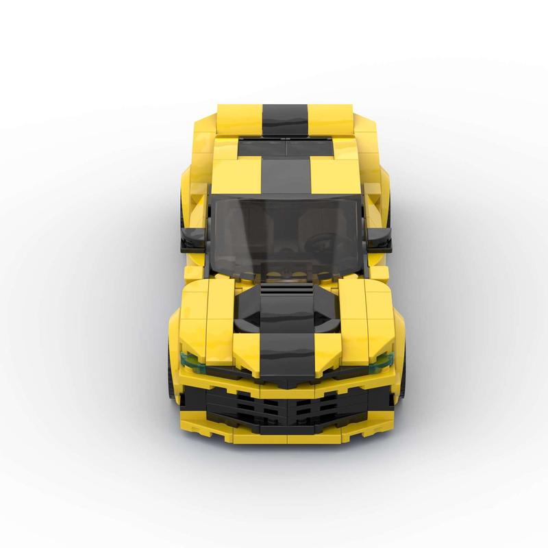 352PCS Bumblebee MOC [compatible LxGO]Speed Champions Racing Car Sports Model Garage Sets Building Blocks Famous Racers City Vehicle Technique DIY Bricks Toys(D010029) Christmas Gift