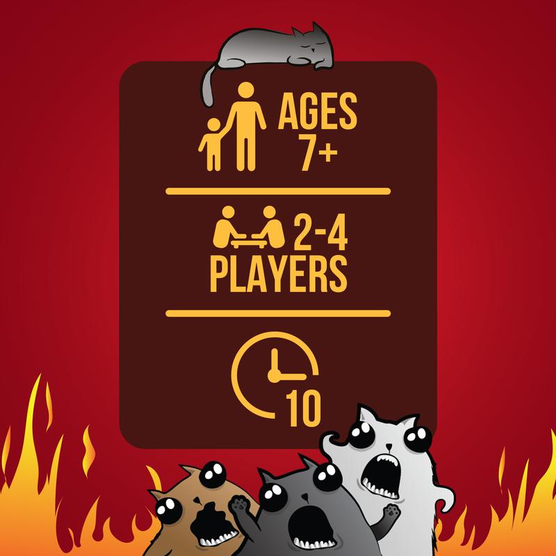 Exploding Kittens Original: Grab & Game Edition - A travel-friendly card game for people who are into kittens and explosions!