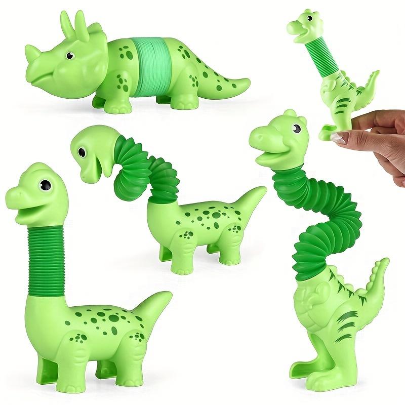 3pcs T-Rex Dinosaur Pop Tubes - Creative DIY Sensory Toys for Youngsters Ages 3-8, Perfect Party Favors & Brain Development Gift