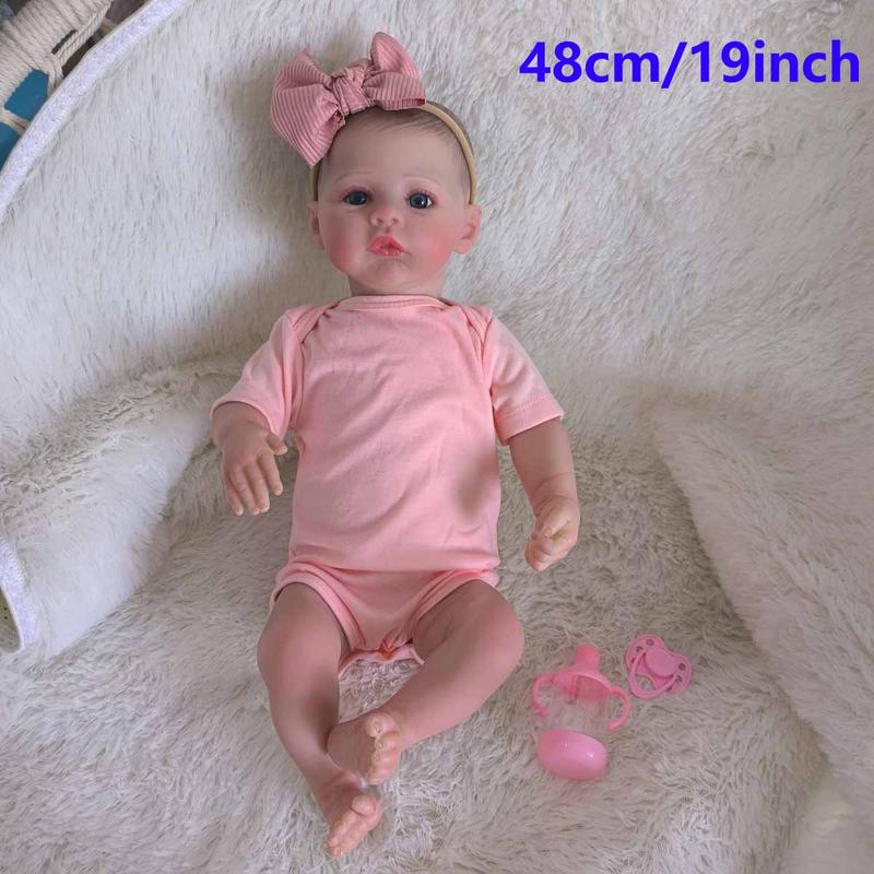 Realistic Reborn Teenager Doll, Cute Teenager Doll with 3D-painting Skin and Visible Veins, Creative Birthday and Holiday Gift Options