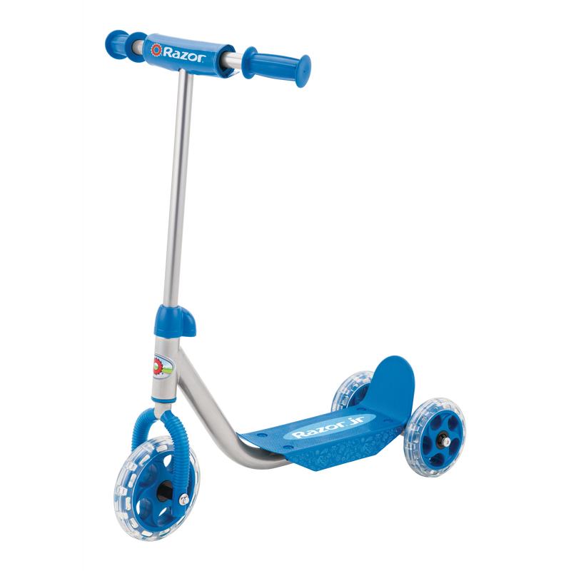 New Razor Jr 3-Wheel Lil' Kick Scooter - for Kids Ages 3+, Blue