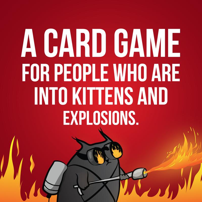 Exploding Kittens Original: Grab & Game Edition - A travel-friendly card game for people who are into kittens and explosions!