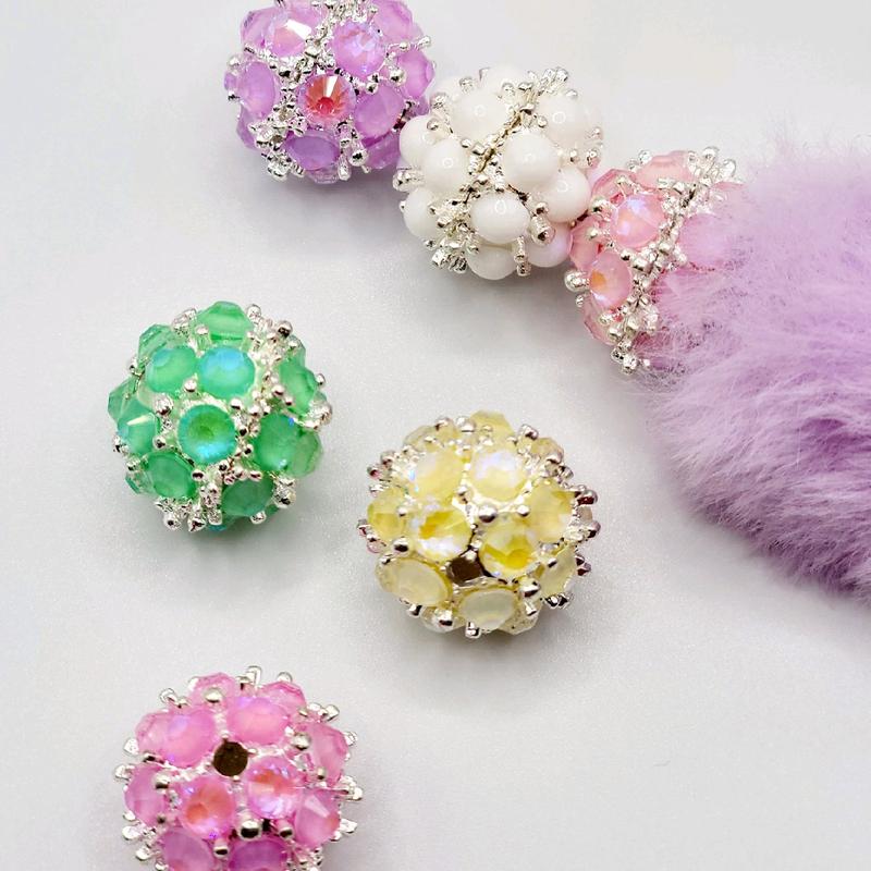 Fancy Rhinestone Bead Bundles for Jewelry Making Supplies