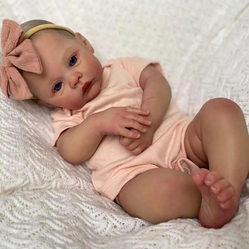 Realistic Reborn Teenager Doll, Cute Teenager Doll with 3D-painting Skin and Visible Veins, Creative Birthday and Holiday Gift Options