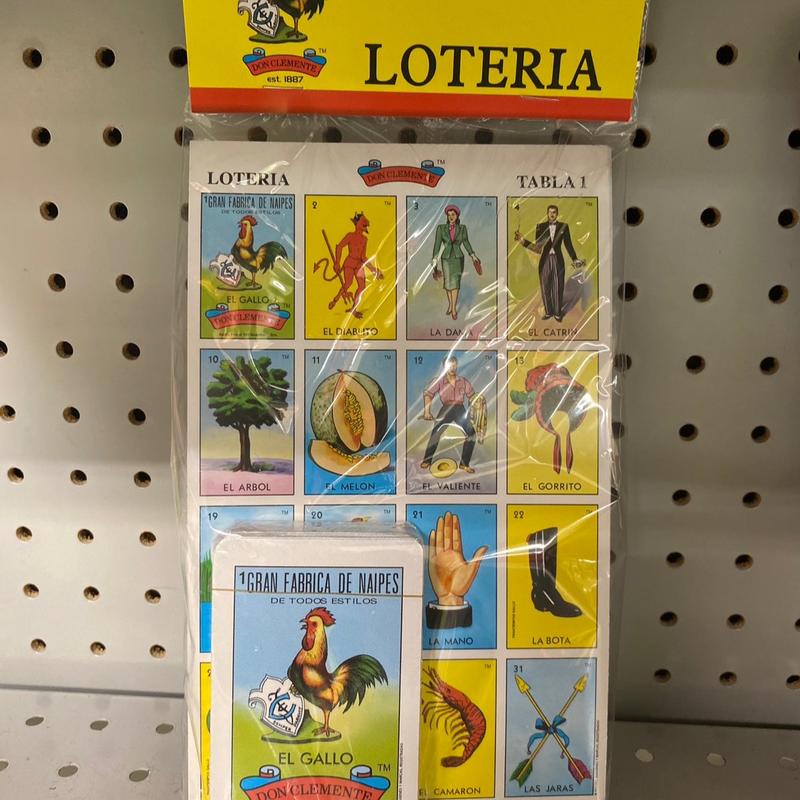 Don Clemente Autentica Loteria Mexican Bingo Set - 20 Tablets