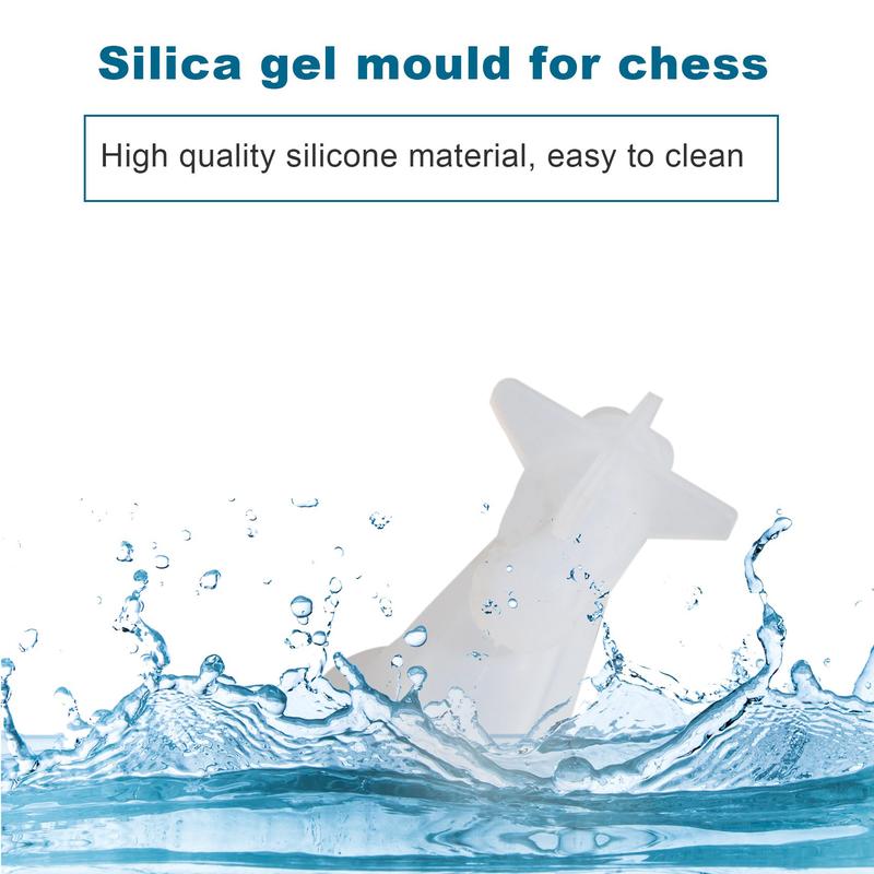 Chess Mold for Resin Silicone Chess Resin Mold Chess Crystal Epoxy Casting Molds for DIY Crafts Making Birthday Gift US