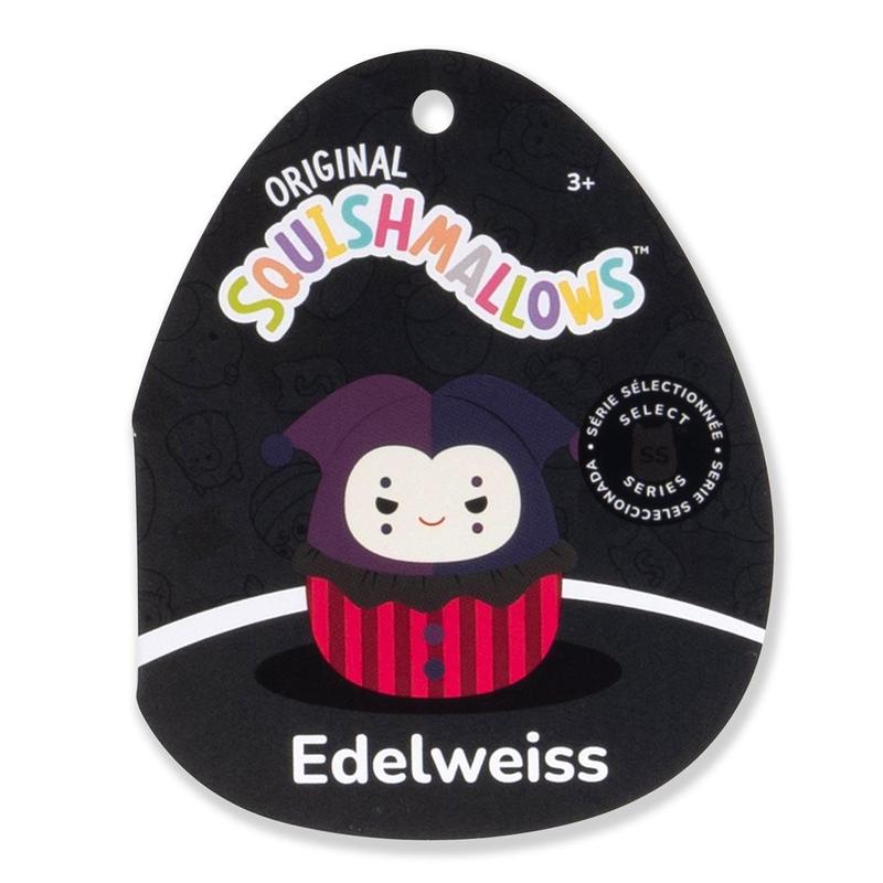 Squishmallows Edelweiss the Red Goth Jester; 5-Inch Select Series