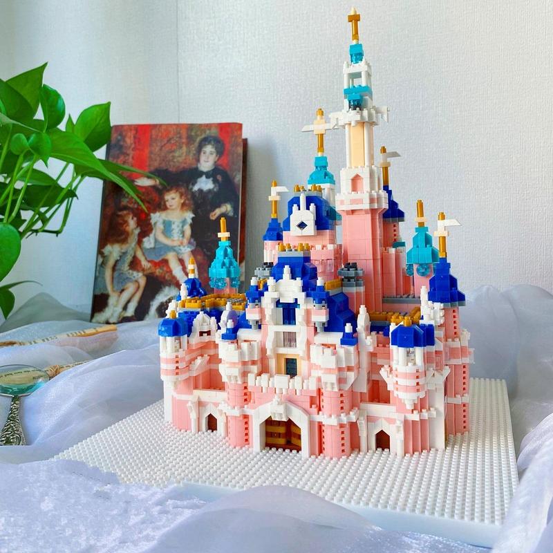 3600pcs set Castle Building Block Set, Creative Particle Building Block Toy, Assembling Gift For Kids