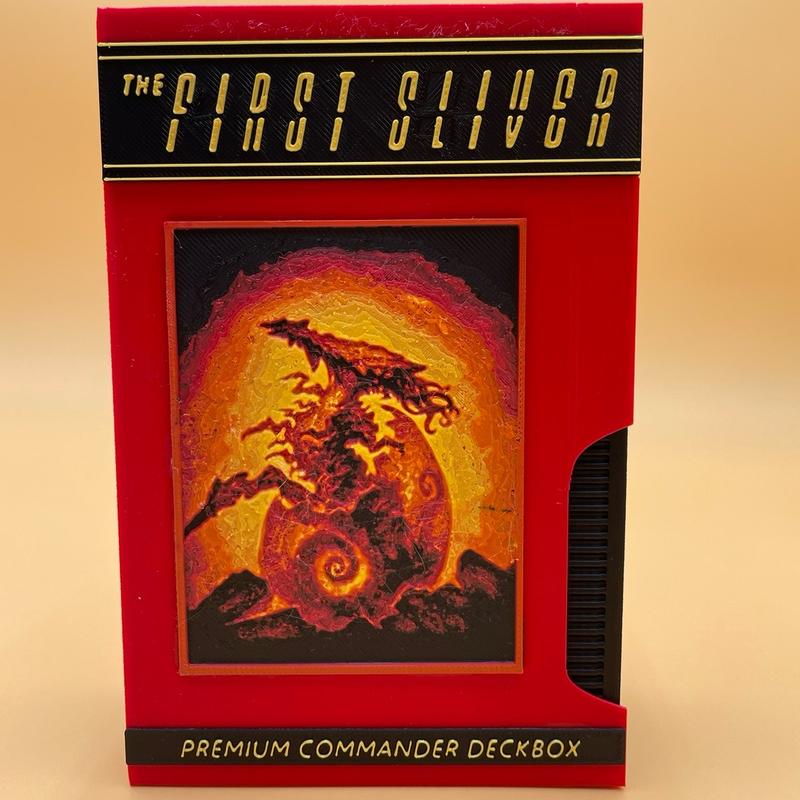  First Sliver VHS Tape Deck Box | Magic the Gathering | EDH | 100 Card | Fable Forged Workshop