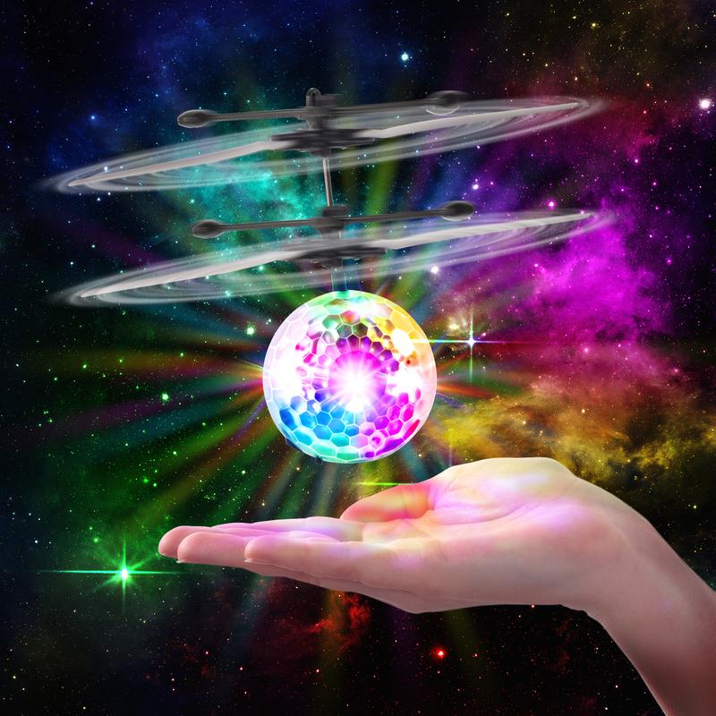 Force1 Orbiter Flying Orb Ball Hand Operated Drones for Kids