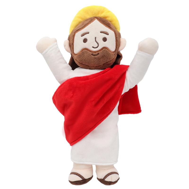 Yelakey Jesus Plush, Jesus Stuffed Doll, Jesus Plushie Toys Christian Stuff Religious Party Favors Gifts for Kids, Religious Gift, Christian Baptism Gift, Thanksgiving Christmas Gift