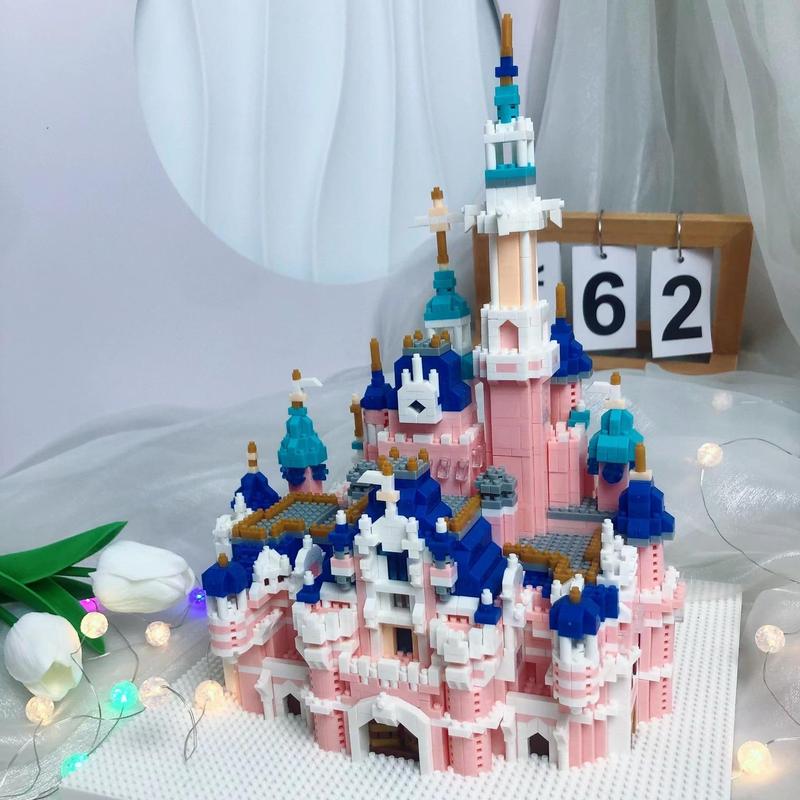 3600pcs set Castle Building Block Set, Creative Particle Building Block Toy, Assembling Gift For Kids