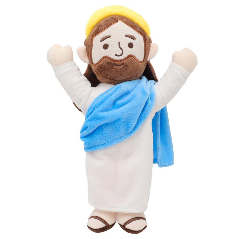 Yelakey Jesus Plush, Jesus Stuffed Doll, Jesus Plushie Toys Christian Stuff Religious Party Favors Gifts for Kids, Religious Gift, Christian Baptism Gift, Thanksgiving Christmas Gift