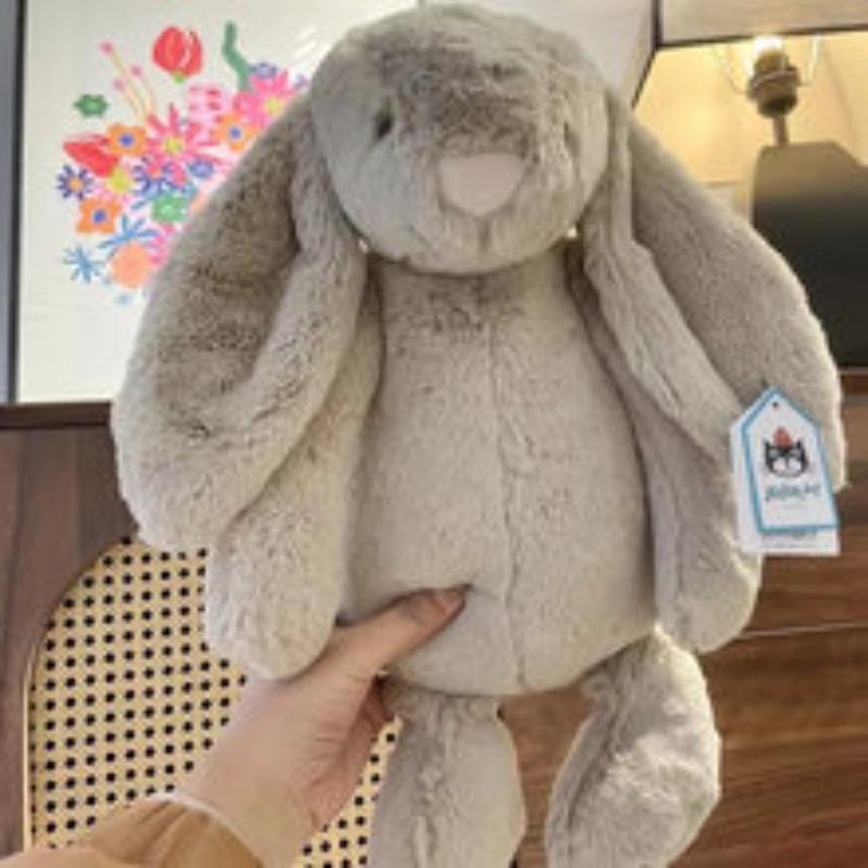 Jellycat Toys Plush Pink Grey White Bunny Rabbit Stuffed Animal with Fluffy Soft Ears for Boys Girls Kids and Friends Gifts(15.7 Inches)