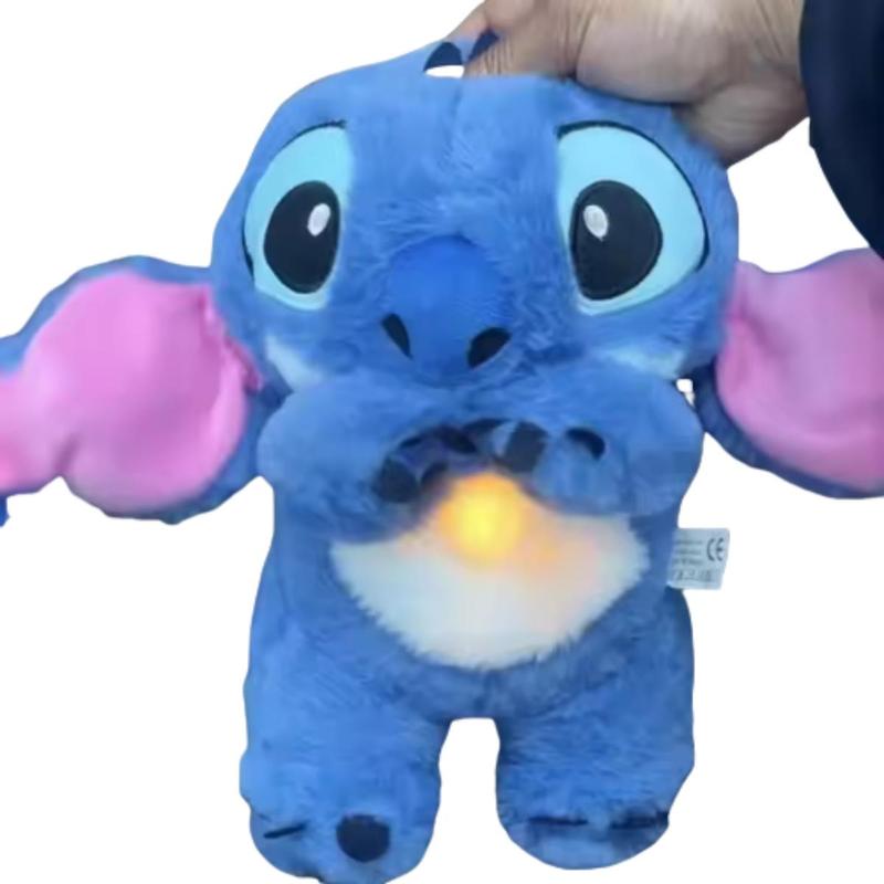 Breathing Animal Plushie -Soothing plushie with realisticbreathing S　t　i　t　c　h, lights and music thatrelieves anxiety