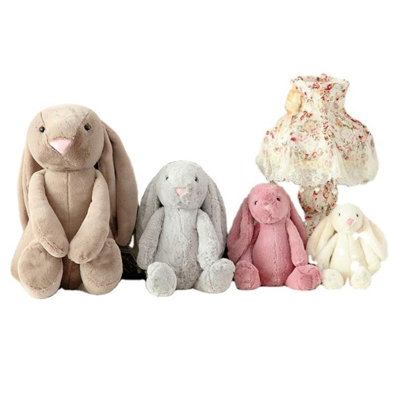 Jellycat Toys Plush Pink Grey White Bunny Rabbit Stuffed Animal with Fluffy Soft Ears for Boys Girls Kids and Friends Gifts(15.7 Inches)