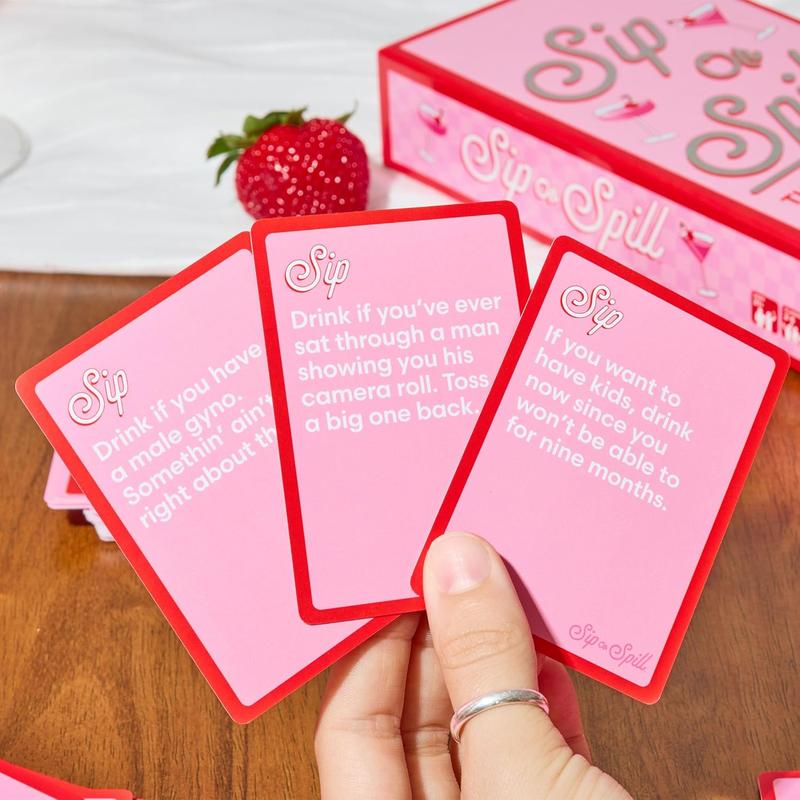 WHAT DO YOU MEME? Sip or Spill   The Girl's Night Party Game, Ultimate Bachelorette Party Games, Bachelorette Party Favors by Relatable