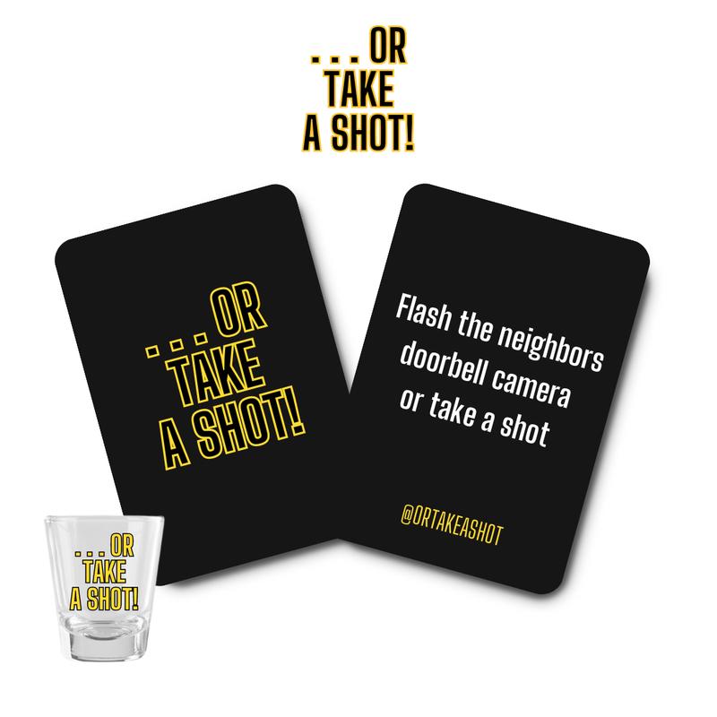 Or Take A Shot Drinking Game - Perfect for Parties and Celebrations