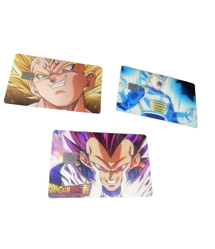 VEGETA DRAGON BALL Z SKIN FOR DEBIT   CREDIT CARD SMALL CHIP