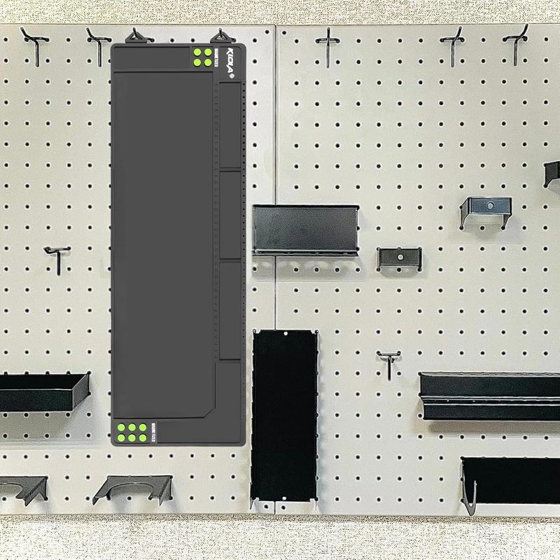 Shotgun Gun Cleaning Mat Large, Magnetic Gun Cleaning Mats for All Guns, Anti-Slip Rifle Gun Mat with Organizer Parts Tray, Protective Workbench Cleaning Pad Inch Ruler